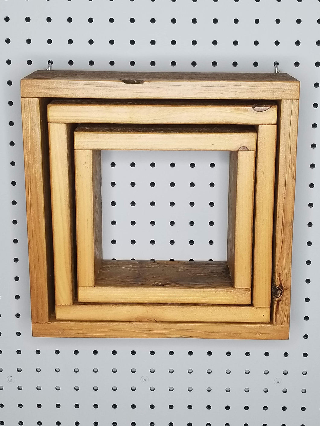 Barn Board Box Shelf Set