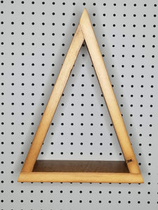 Triangle Barn Board Shelf